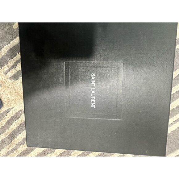 Saint Laurent Tribute 105 leather platform sandals, black, size 37 - Picture 5 of 5